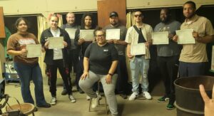 Welders Holding Certificates